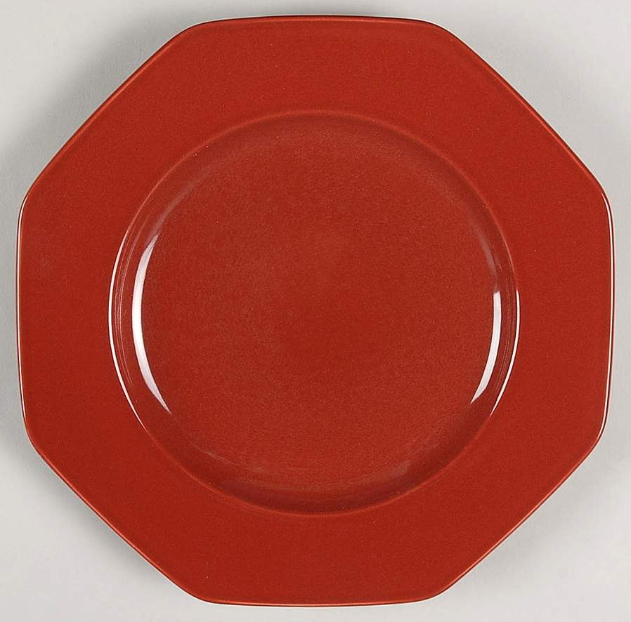Color Spectrum Cinnabar Dinner Plate by Mikasa-1