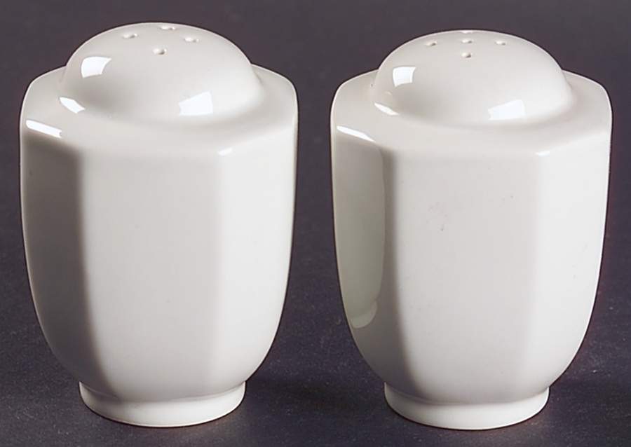 Color Spectrum Alpine White Salt & Pepper Set by Mikasa-1
