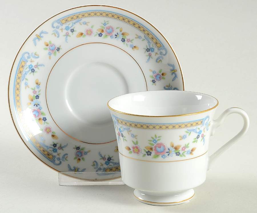Countess Footed Cup & Saucer Set by Mikasa-1