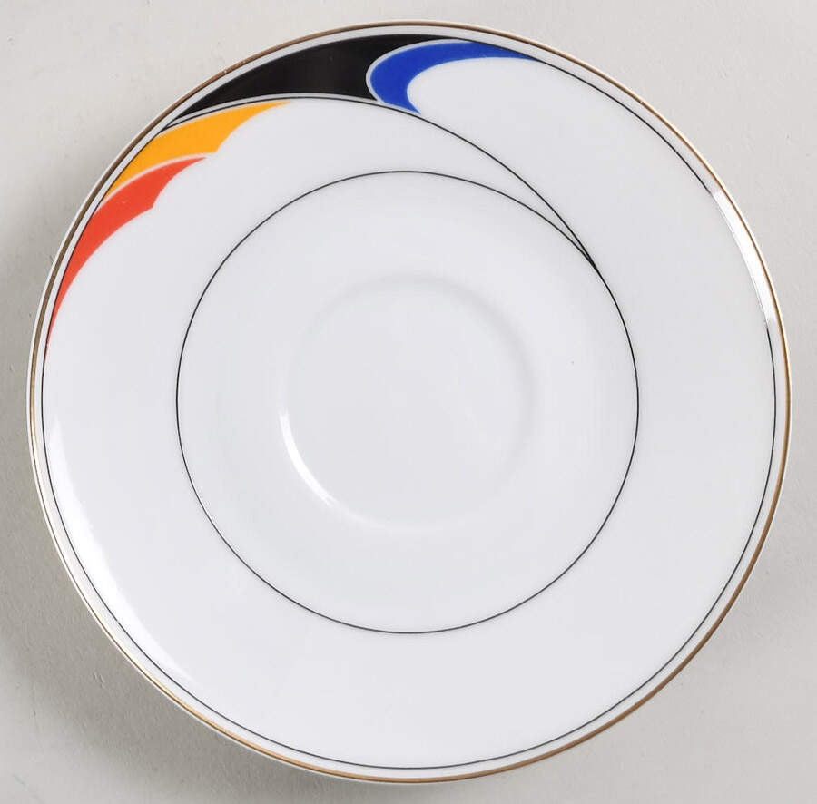 Color Waves Saucer by Mikasa-1