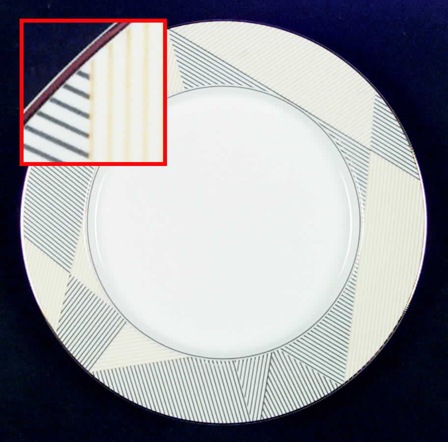 Criss Cross Dinner Plate by Mikasa-1