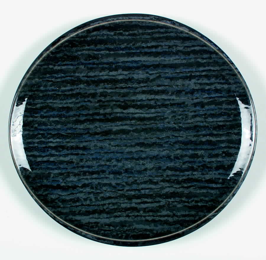 Crescent Charcoal 12" Chop Plate (Round Platter) by Mikasa-1