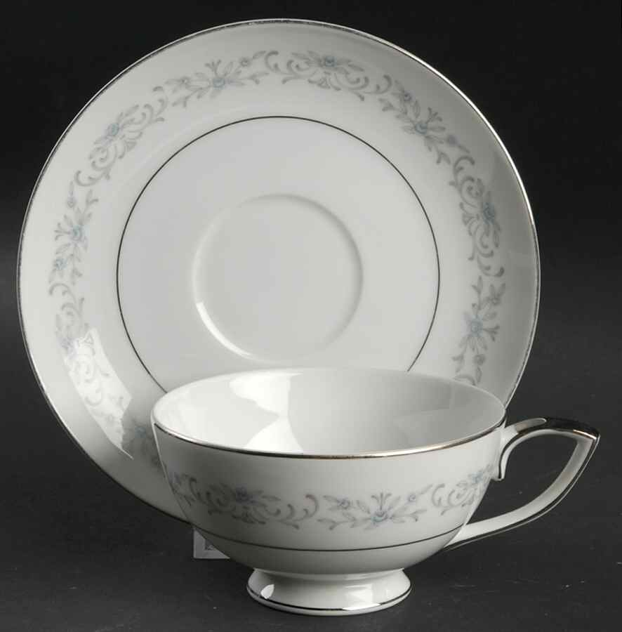 Deborah Footed Cup & Saucer Set by Mikasa-1