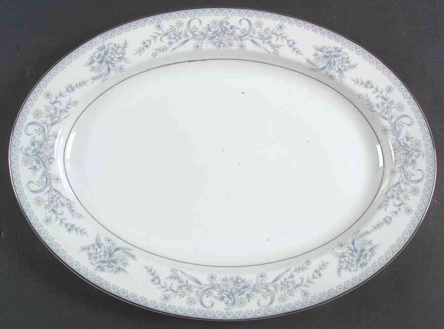 Dresden Rose 14" Oval Serving Platter by Mikasa-1