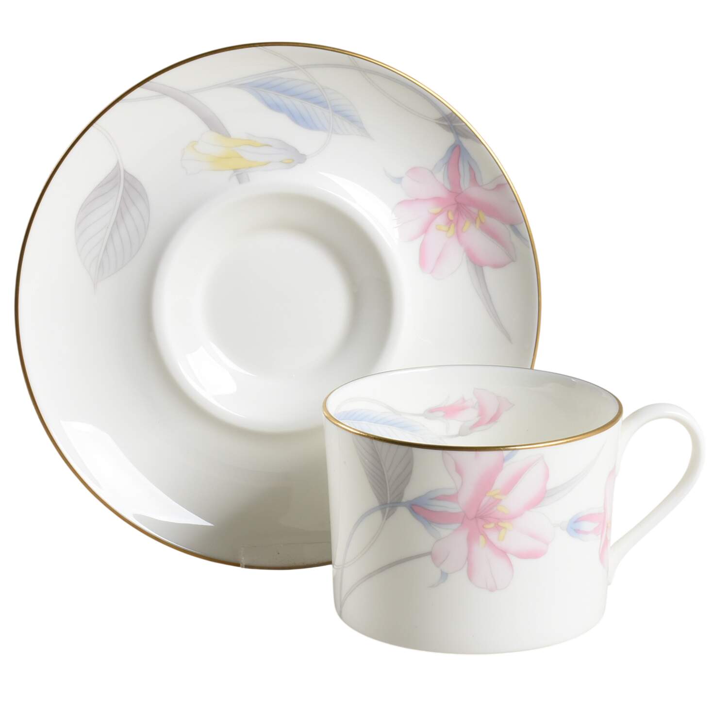 Eden's Garden Flat Cup & Saucer Set by Mikasa-1