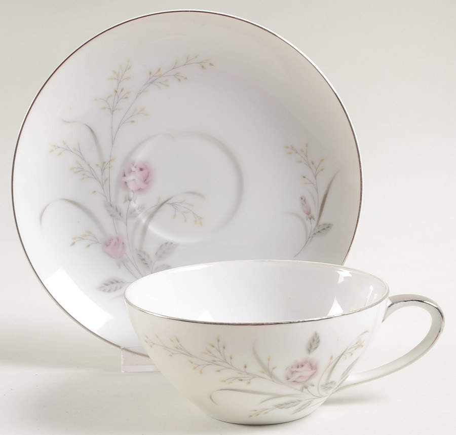 Edwina Flat Cup & Saucer Set by Mikasa-1