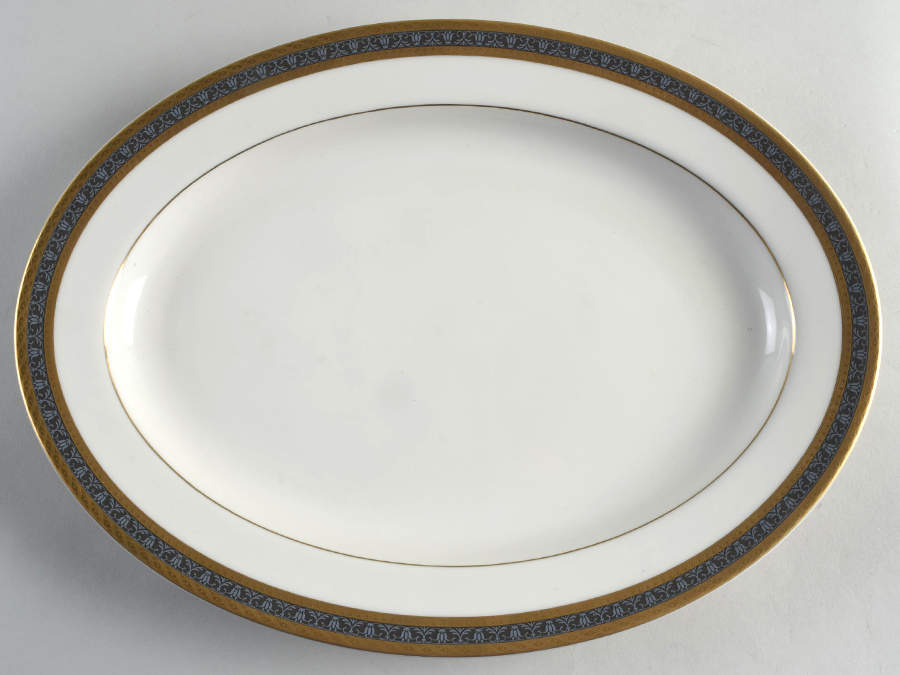 Embassy Court 14" Oval Serving Platter by Mikasa-1