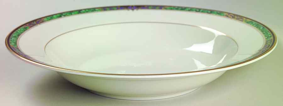 Emerald Suite Rim Soup Bowl by Mikasa-1