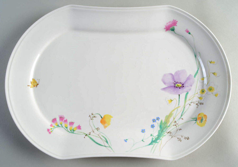 Felicia 16" Oval Serving Platter by Mikasa-1