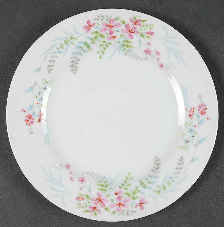 Fern Rose Bread & Butter Plate by Mikasa-1