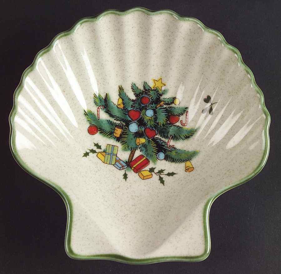 Festive Season Shell Shaped Dish by Mikasa-1