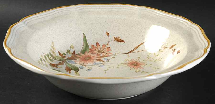 Field Bouquet 9" Round Vegetable Bowl by Mikasa-1