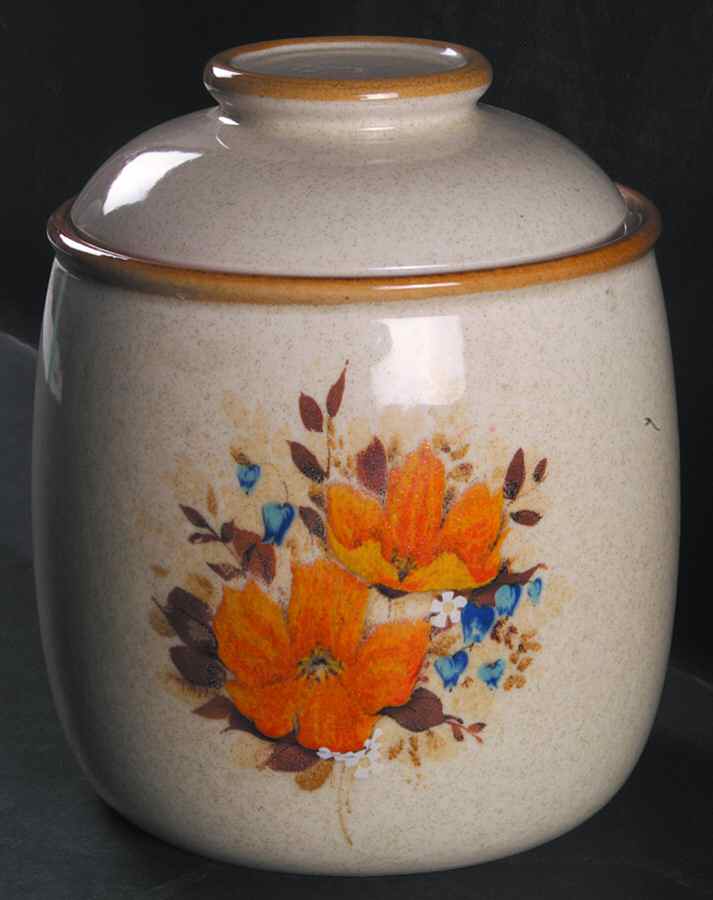 Flower Fest Large Canister & Lid by Mikasa-1