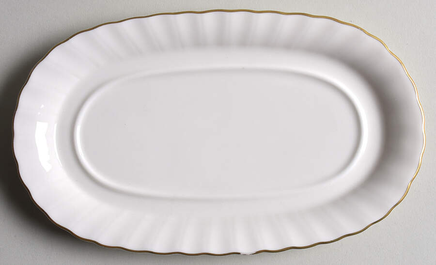 Fluted Gold 1/4 Lb Butter No Lid by Mikasa-1