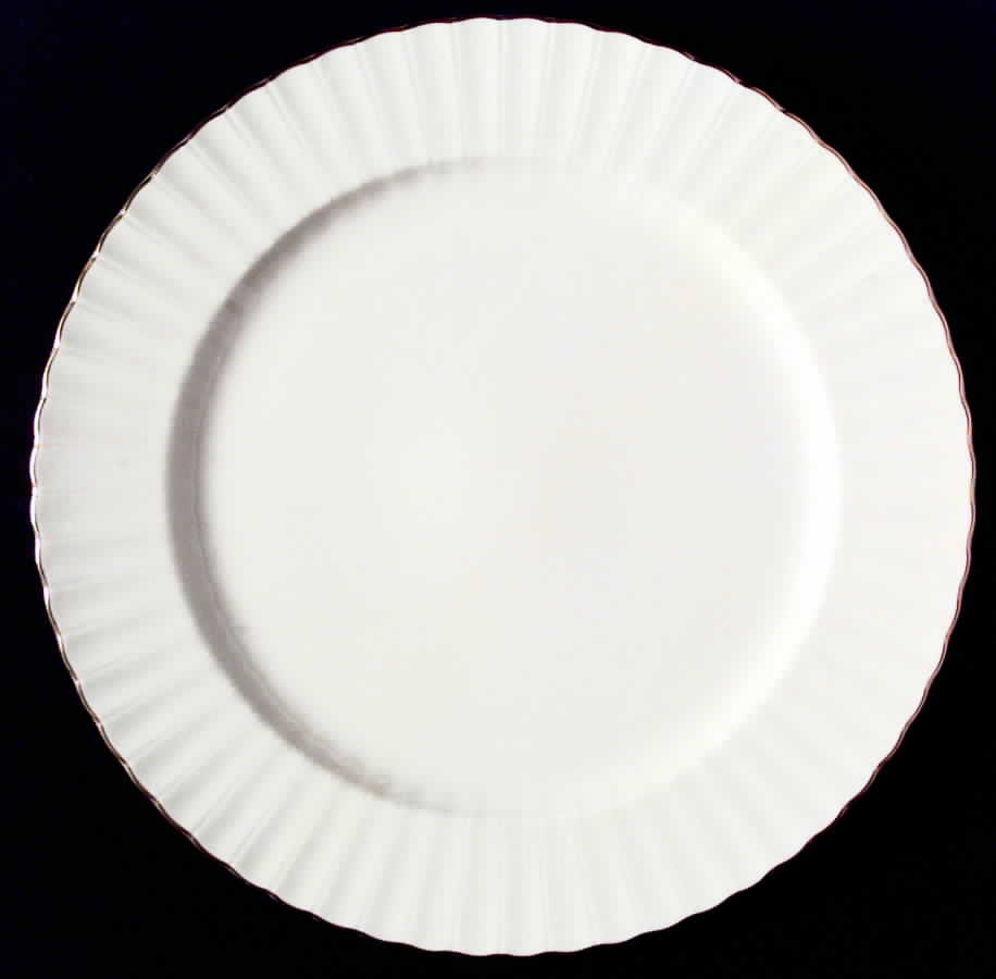 Fluted Gold Dinner Plate by Mikasa-1