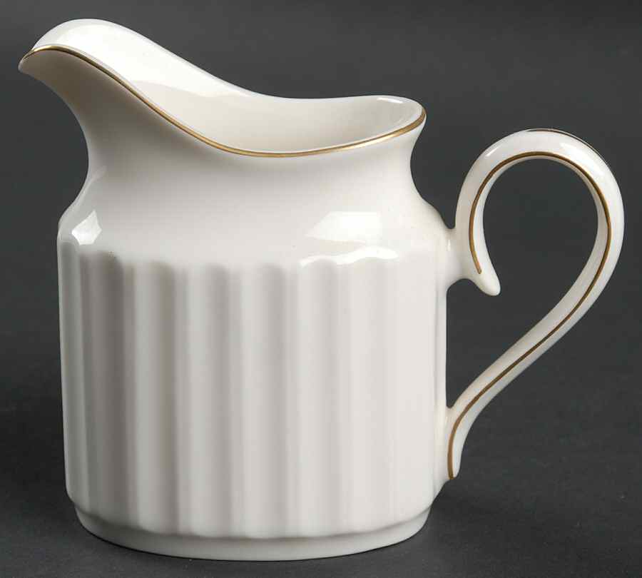 Fluted Gold Creamer by Mikasa-1