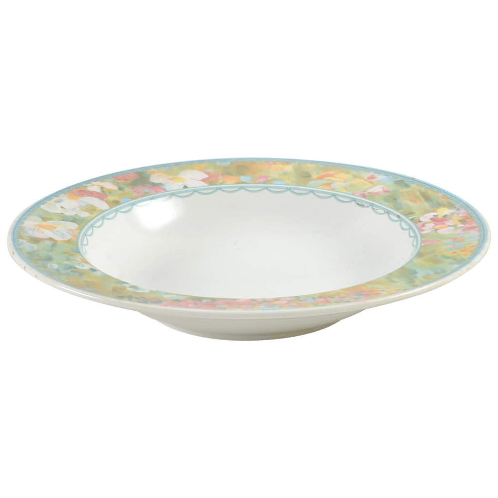 Floral Meadow Large Rim Soup Bowl by Mikasa-1