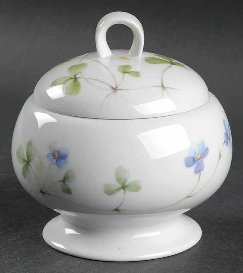 Flower of The Month Sugar Bowl & Lid by Mikasa-1