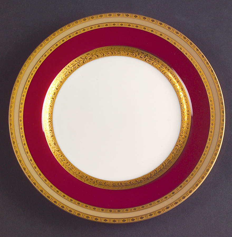 French Embassy Red (L2829) Bread & Butter Plate by Mikasa-1