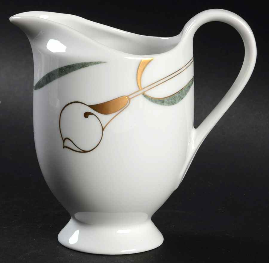 French Lily Jade Creamer by Mikasa-1
