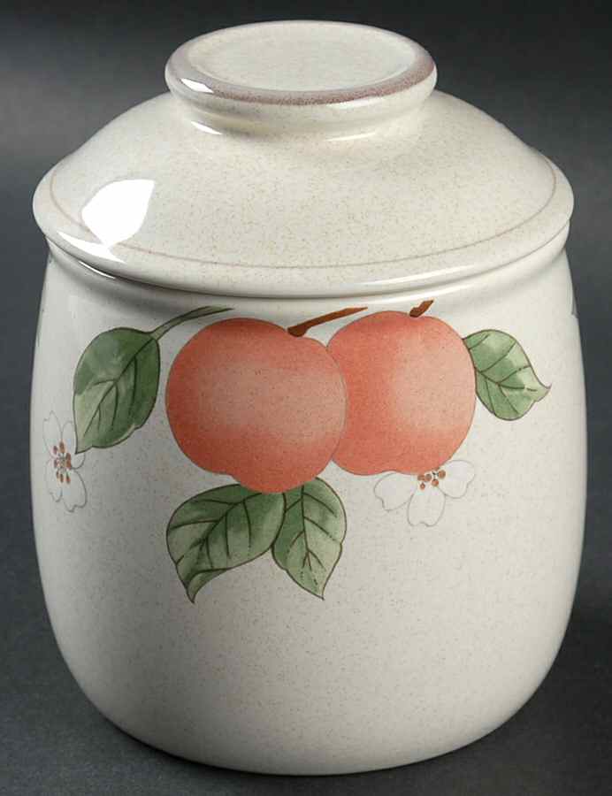 Fruit Panorama Small Canister & Lid with Seal Ring by Mikasa-1