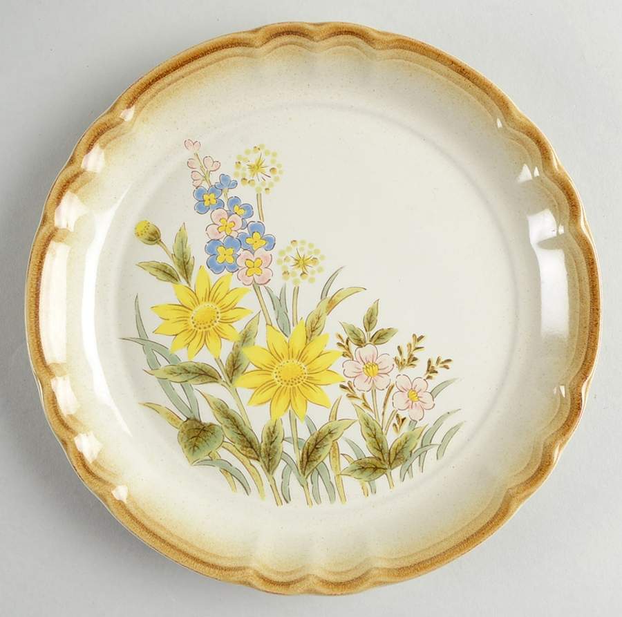 Garden Floral Salad Plate by Mikasa-1