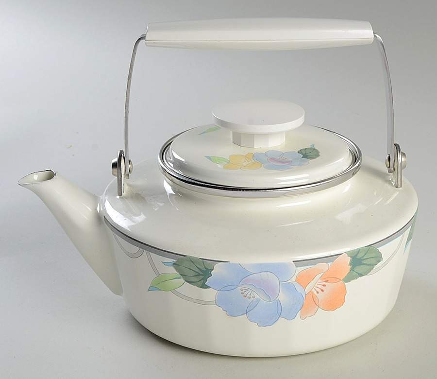 Garden Poetry Metal Kettle & Lid by Mikasa-1