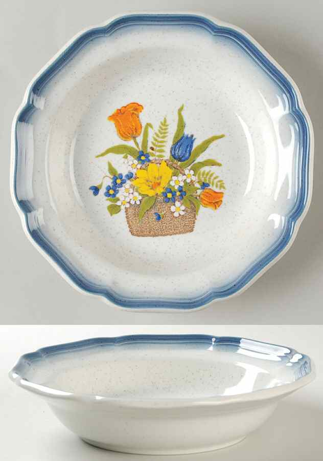 Garden Treasures Soup/Cereal Bowl by Mikasa-1