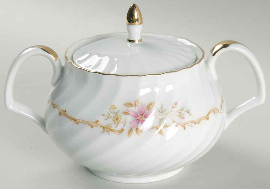 Gaylord Sugar Bowl & Lid by Mikasa-1