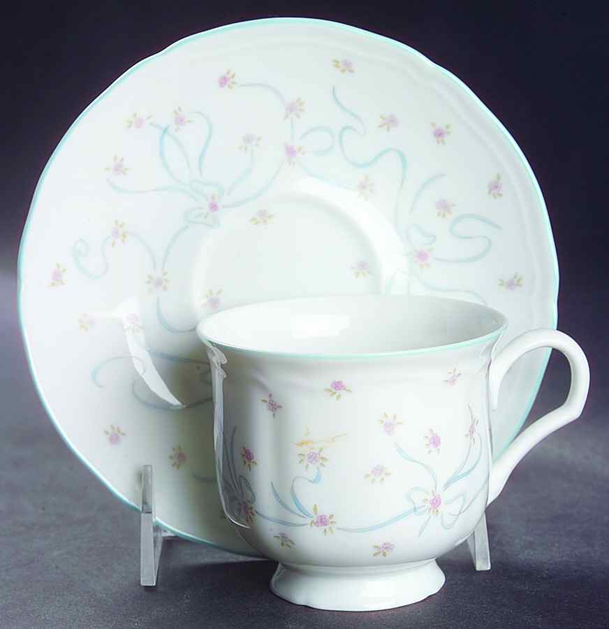 Gigi Footed Cup & Saucer Set by Mikasa-1