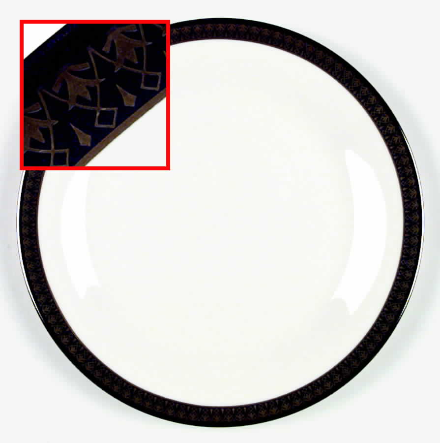 Gold Chain Dinner Plate by Mikasa-1