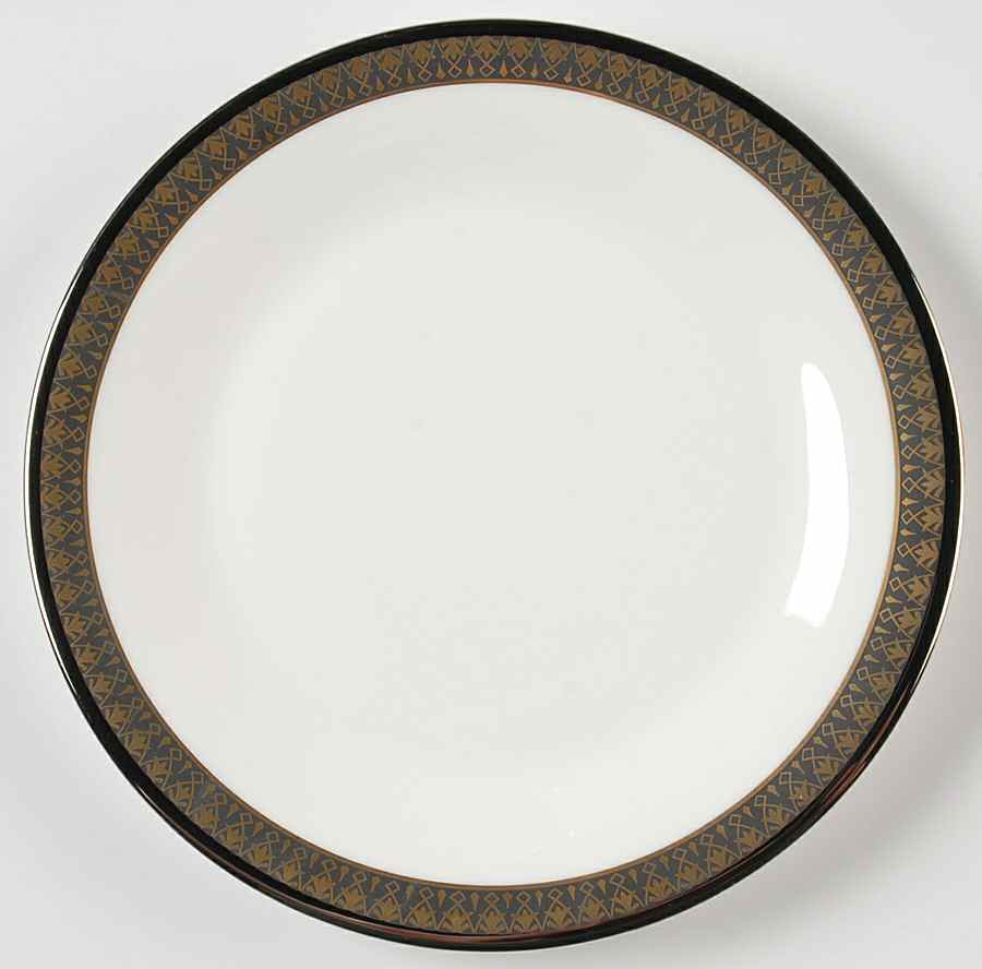 Gold Chain Salad Plate by Mikasa-1