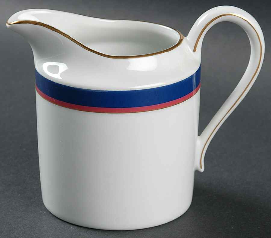 Grandeur Blue Creamer by Mikasa-1