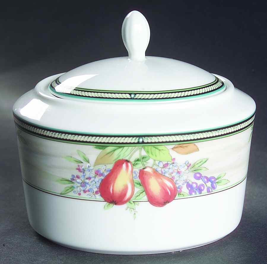 Harvestville Sugar Bowl & Lid by Mikasa-1