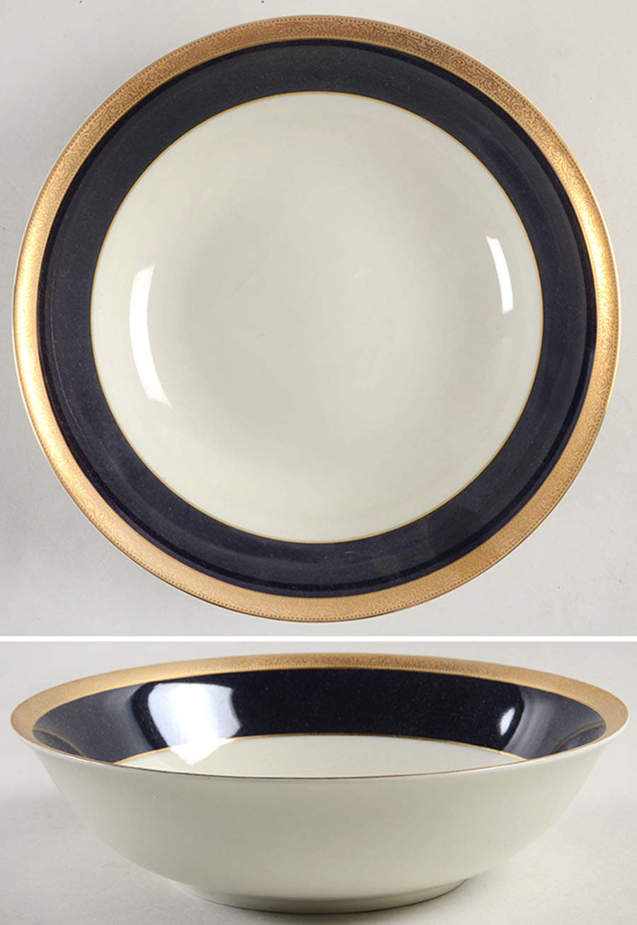 Imperial Blue 9" Round Vegetable Bowl by Mikasa-1
