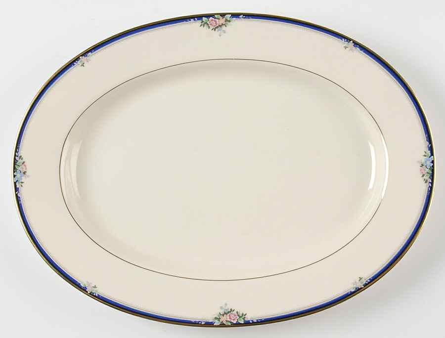 Imperial Rose 14" Oval Serving Platter by Mikasa-1
