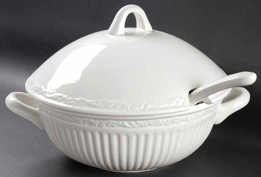 Italian Countryside (Stoneware) Tureen & Lid w/Ladle by Mikasa-1