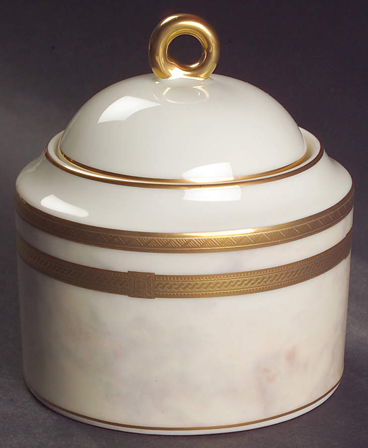 Ivory Florentine Sugar Bowl & Lid by Mikasa-1