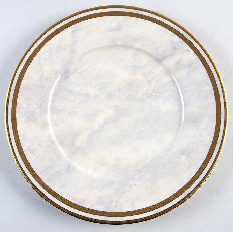 Ivory Florentine Service Plate (Charger) by Mikasa-1