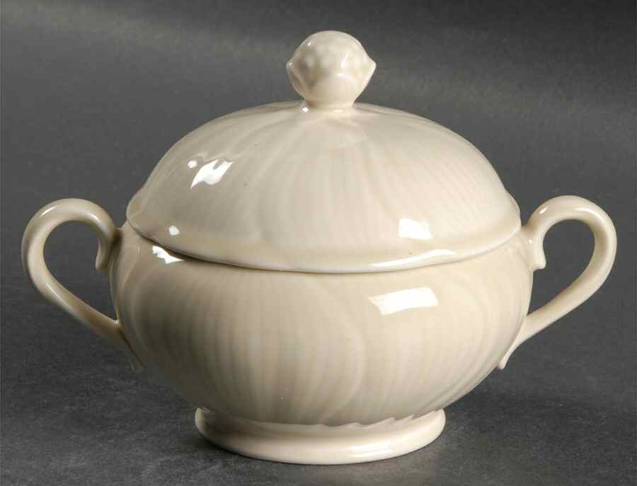 Ivory (Spring Line) Sugar Bowl & Lid by Mikasa-1