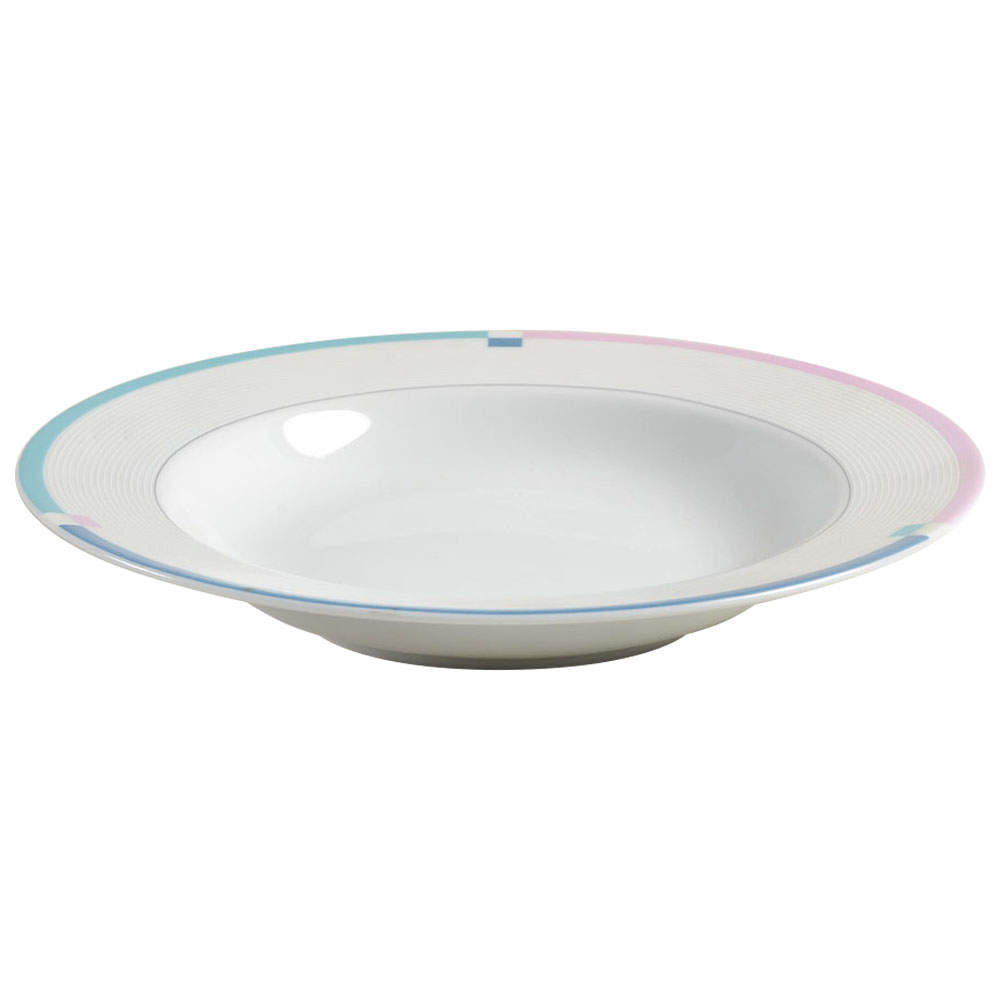 Jet Set Rim Soup Bowl by Mikasa-1