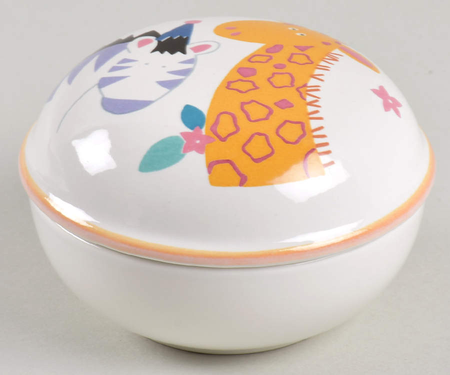 Jungle Friends 3" Round Box & Lid by Mikasa-1