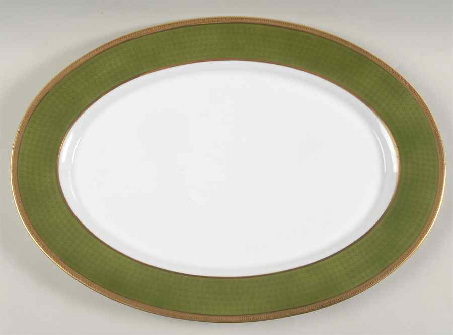 Kingsley 16" Oval Serving Platter by Mikasa-1
