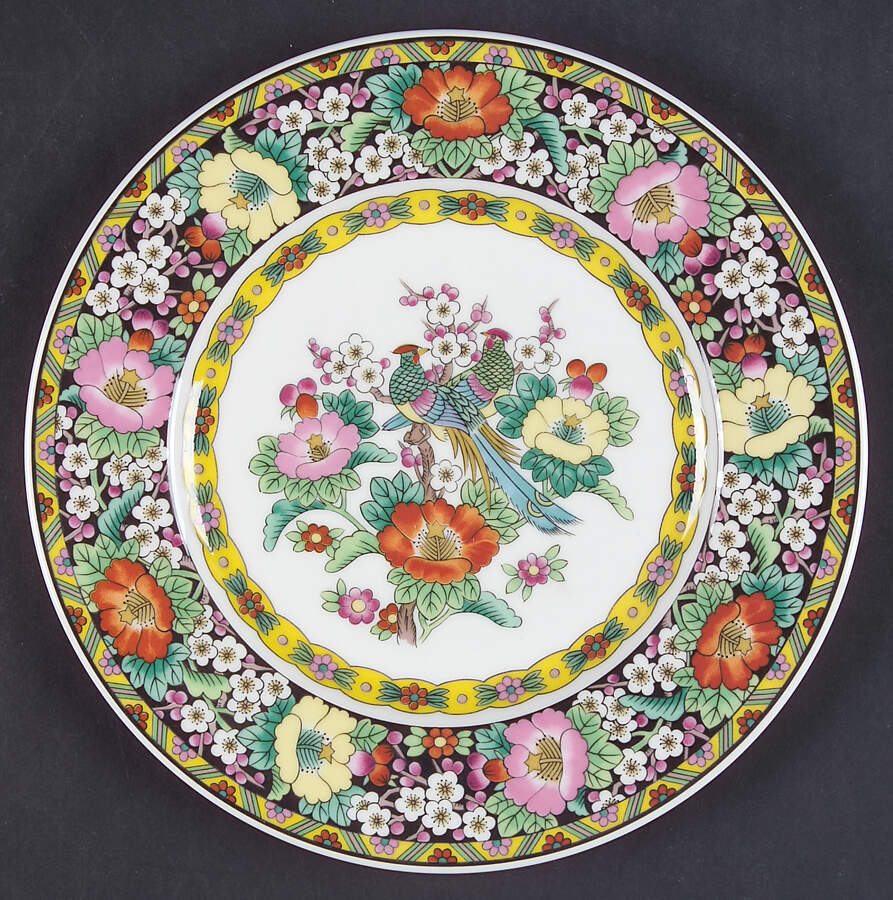 Kutani Bird Salad Plate by Mikasa-1