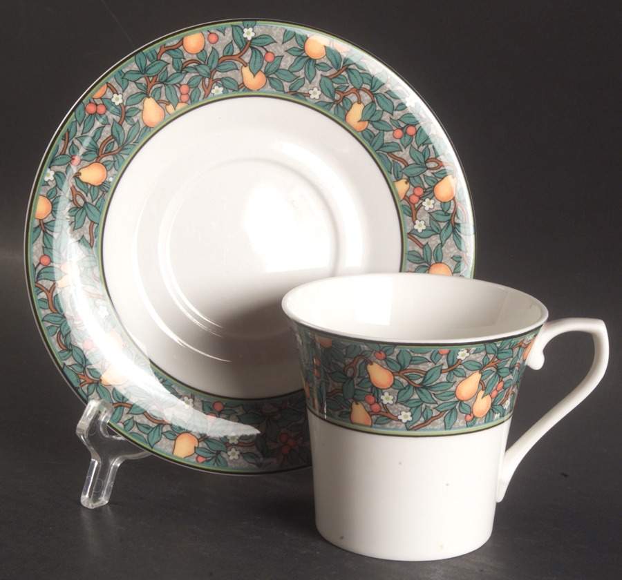 Le Havre Flat Cup & Saucer Set by Mikasa-1