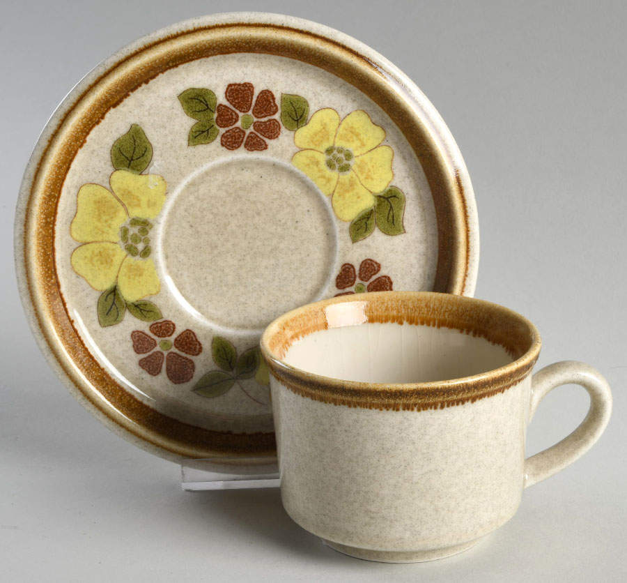 Lisbet Flat Cup & Saucer Set by Mikasa-1