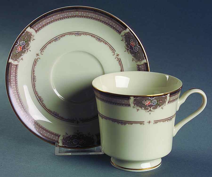 Love Song Footed Cup & Saucer Set by Mikasa-1