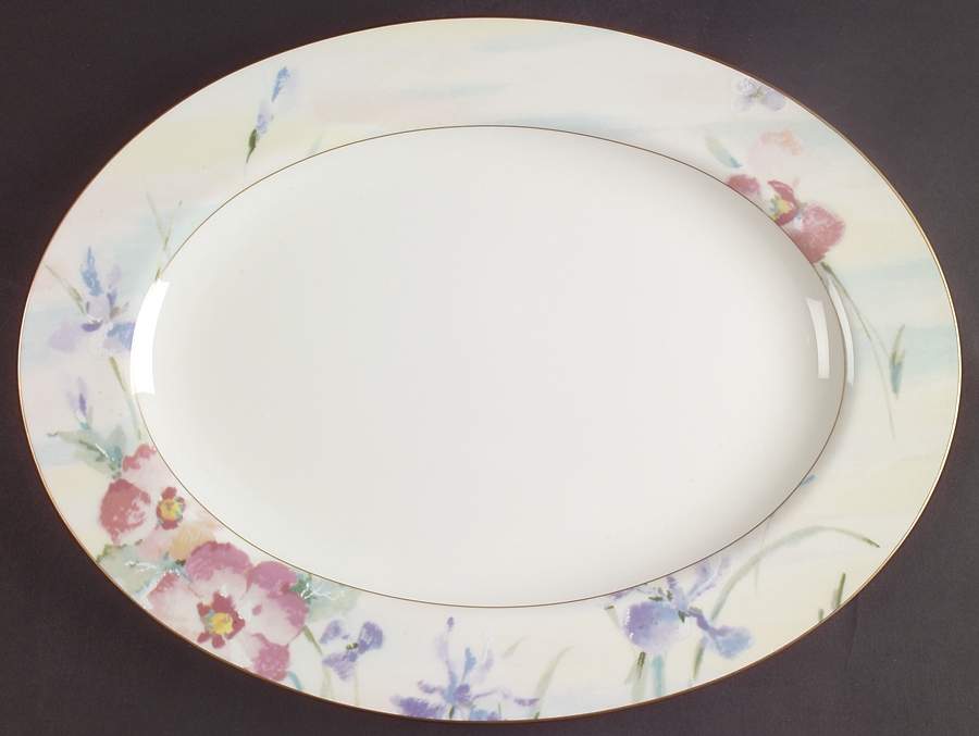 Matisse 14" Oval Serving Platter by Mikasa-1