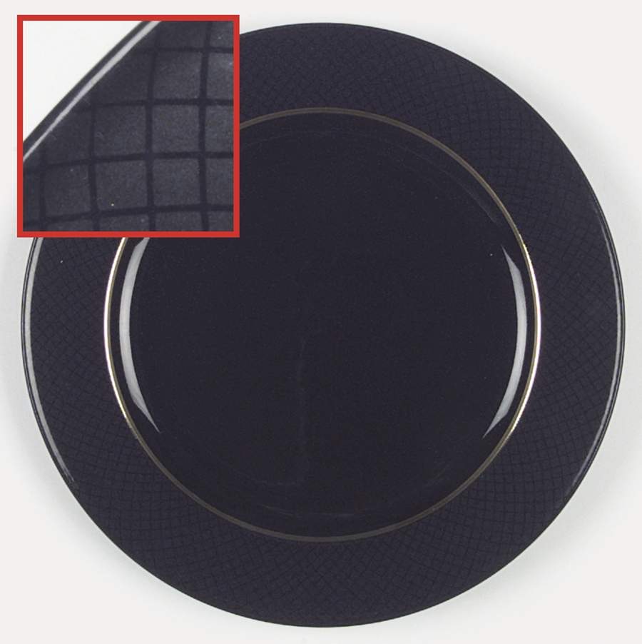 Matrix Black Dinner Plate by Mikasa-1