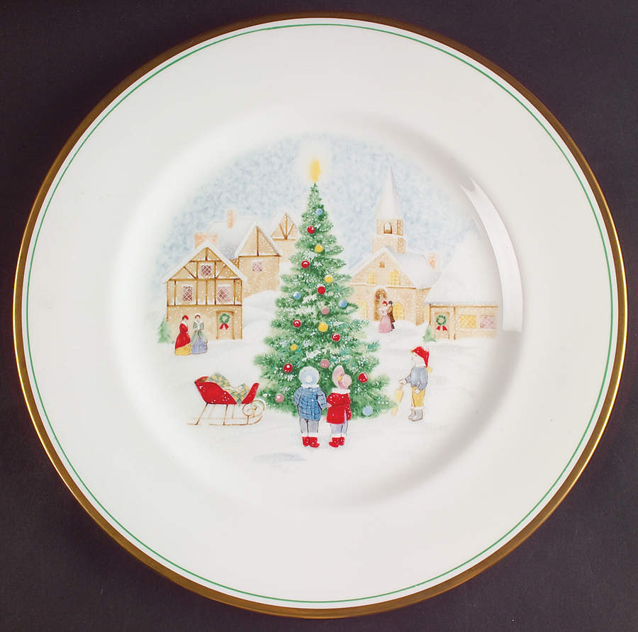 Merry Christmas 12" Chop Plate (Round Platter) by Mikasa-1
